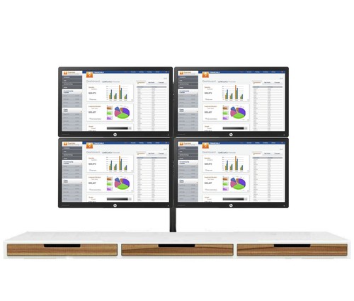 Quad monitor bundle e232 - monitor,